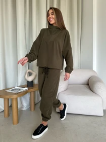 Костюмы ISSA Plus модель 14197_khaki Фото
