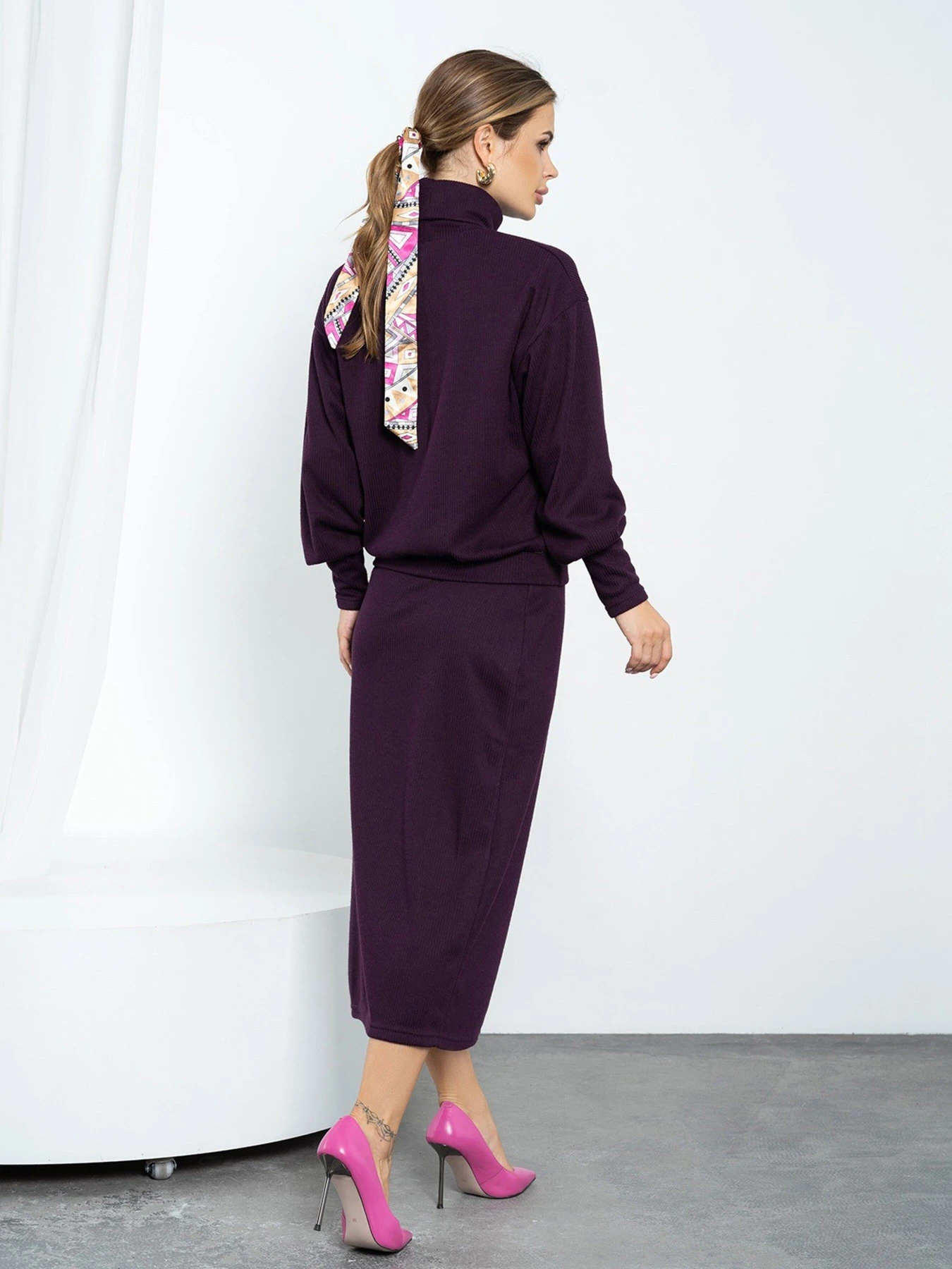 Костюмы ISSA Plus модель 14199_purple Фото