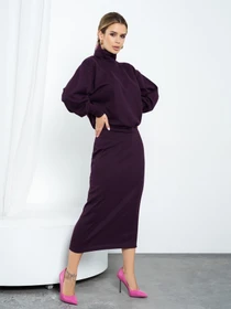 Костюмы ISSA Plus модель 14199_purple Фото