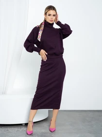 Костюмы ISSA Plus модель 14199_purple Фото