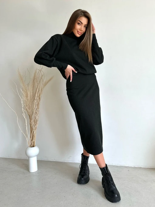 Костюмы ISSA Plus модель 14199_black Фото