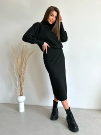 Костюмы ISSA Plus модель 14199_black Фото