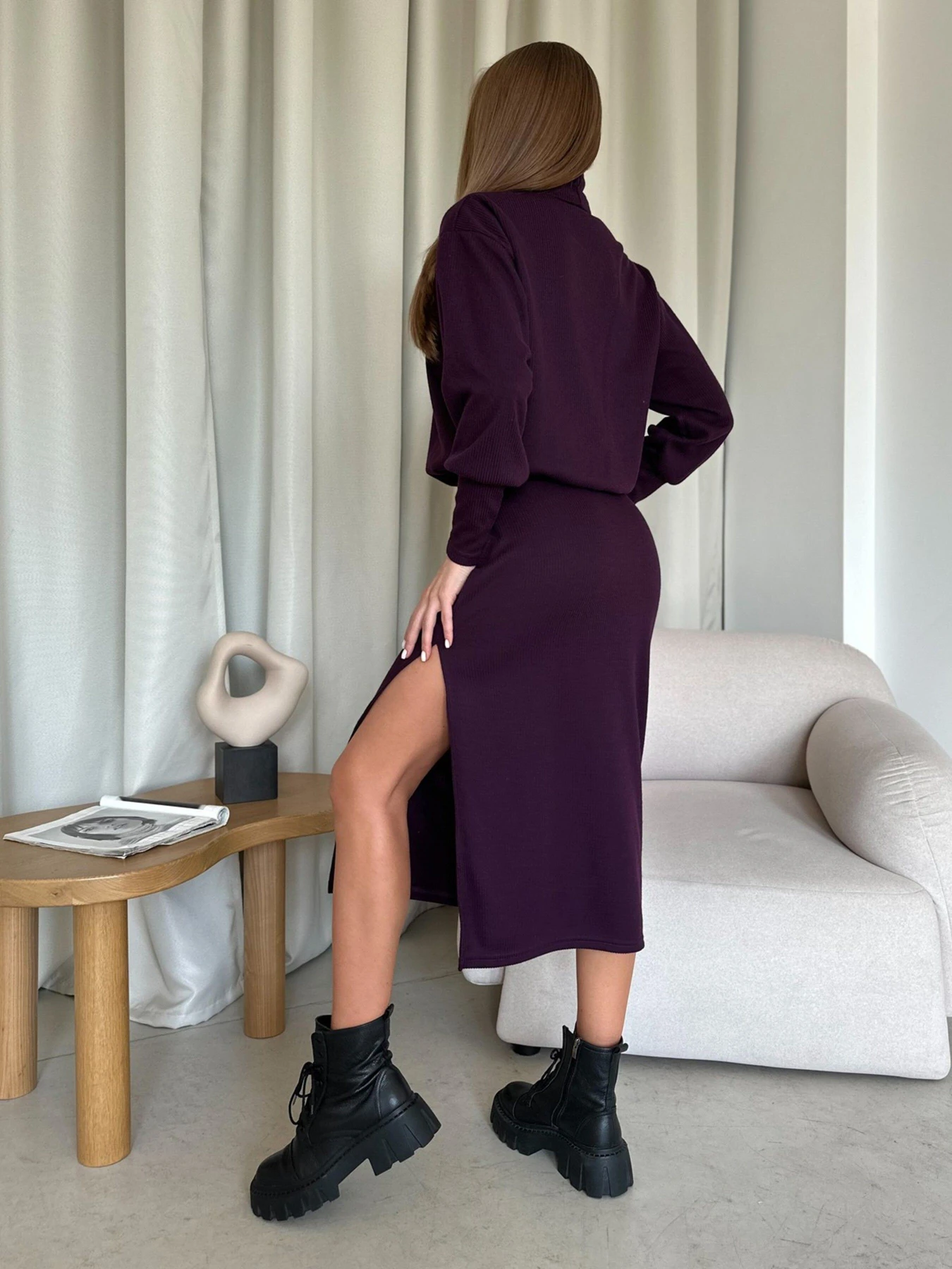 Костюмы ISSA Plus модель 14201_purple Фото