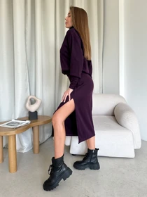 Костюмы ISSA Plus модель 14201_purple Фото