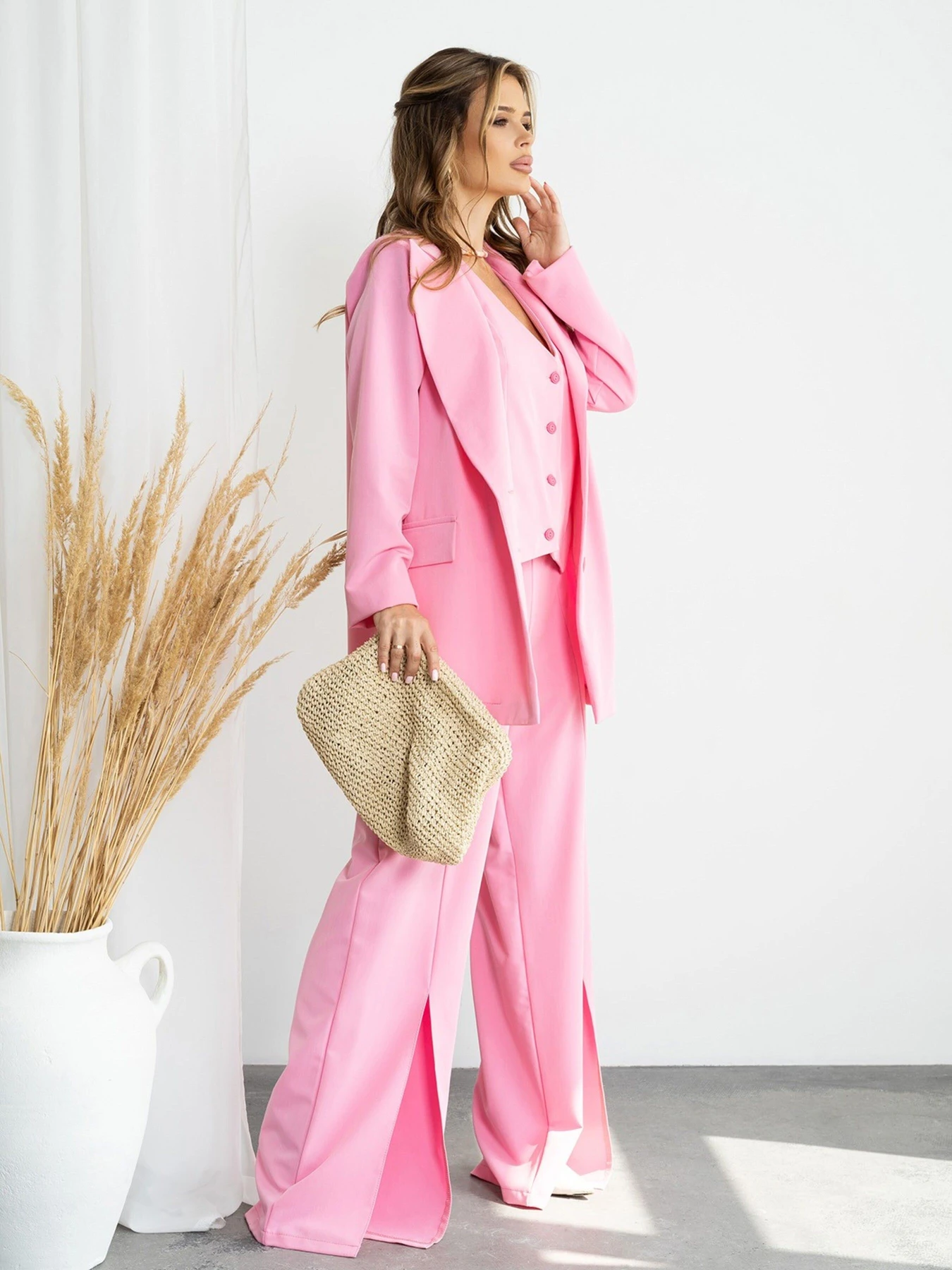 Костюми ISSA Plus модель 14206_pink Фото