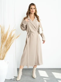 Сукні ISSA Plus модель 14210_beige Фото