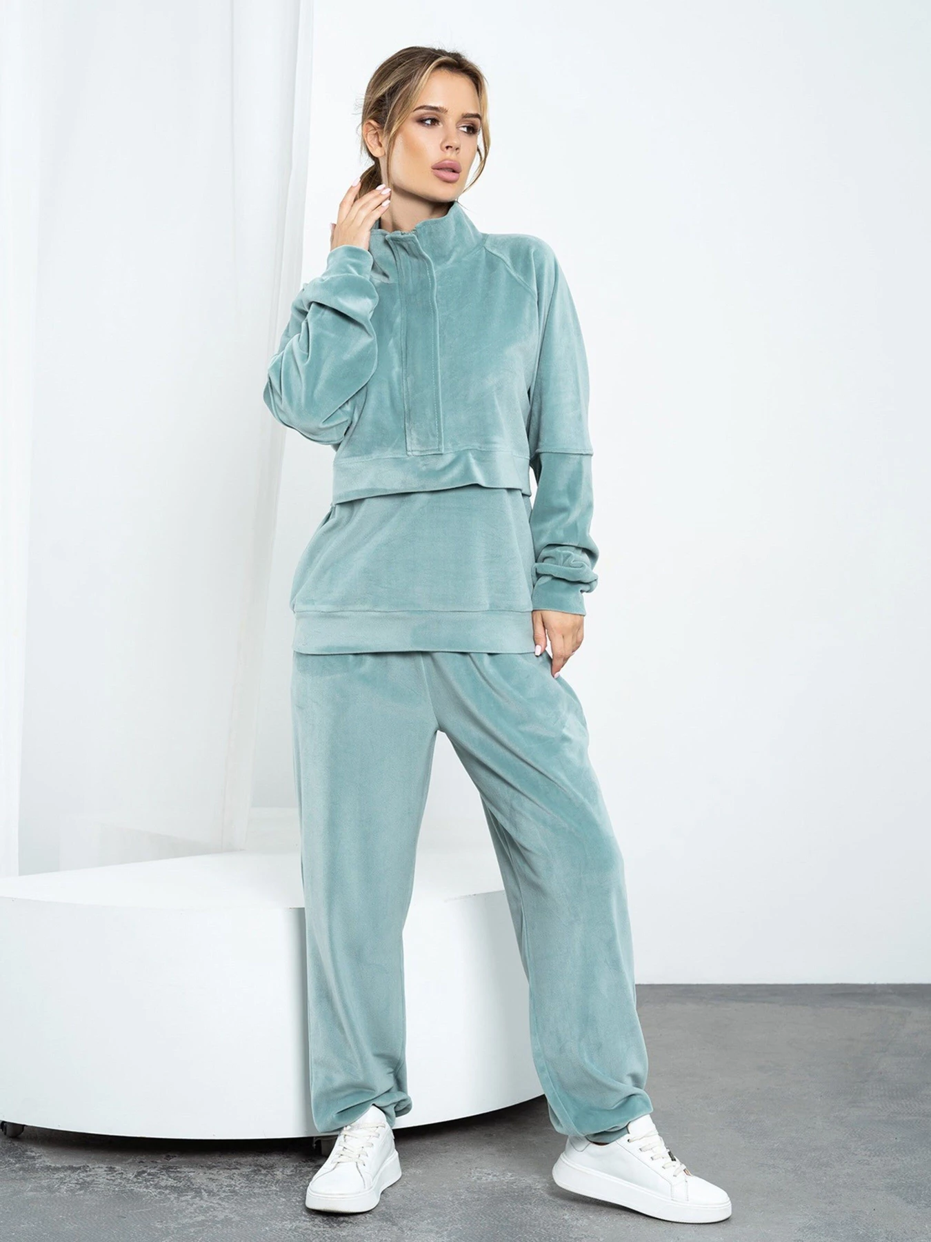 Костюми ISSA Plus модель 14211_olive Костюми ISSA Plus модель 14211_olive Фото