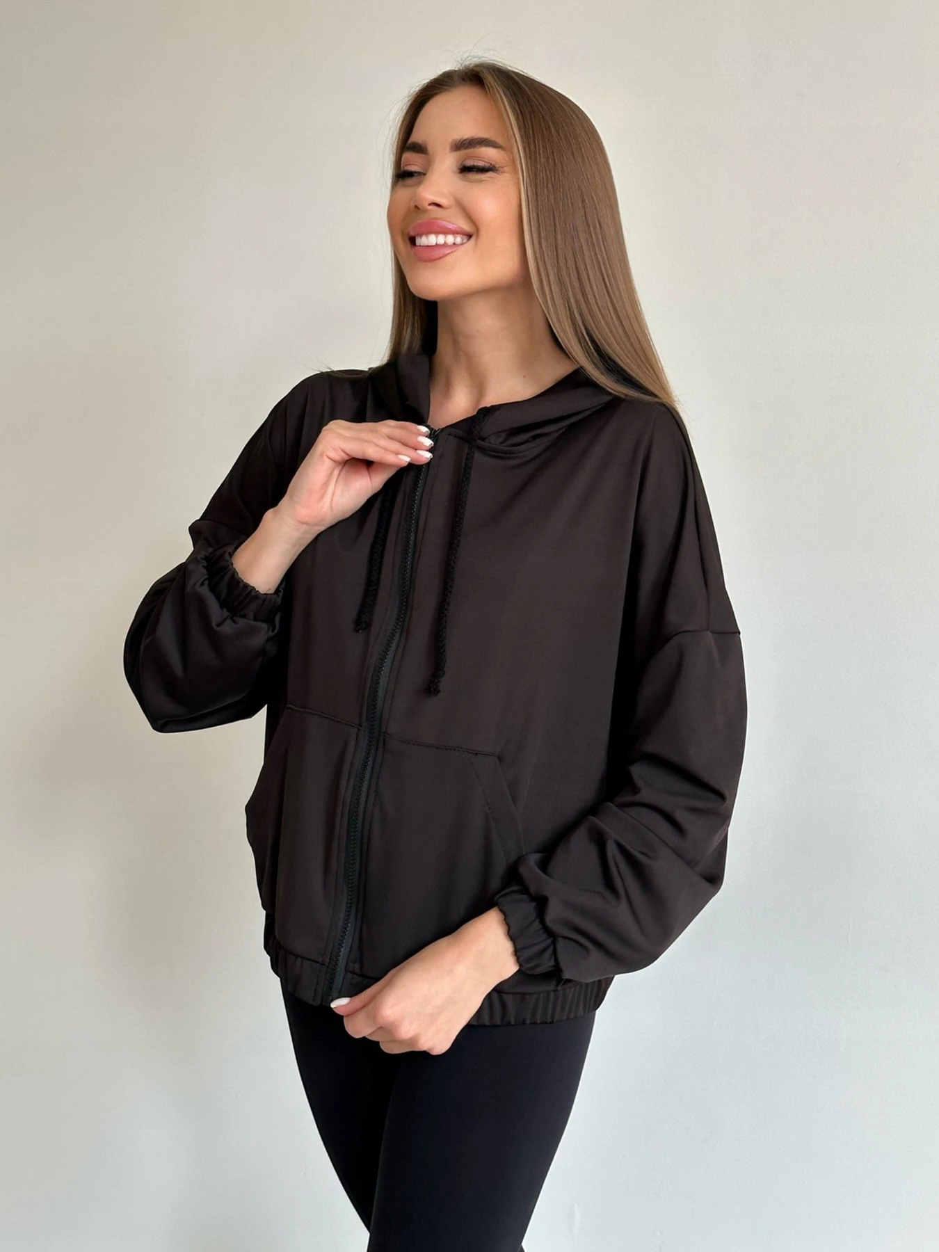 Худі та світшоти ISSA Plus модель 14213_black Худі та світшоти ISSA Plus модель 14213_black Фото
