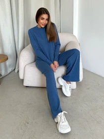 Костюмы ISSA Plus модель 12531A_blue Фото