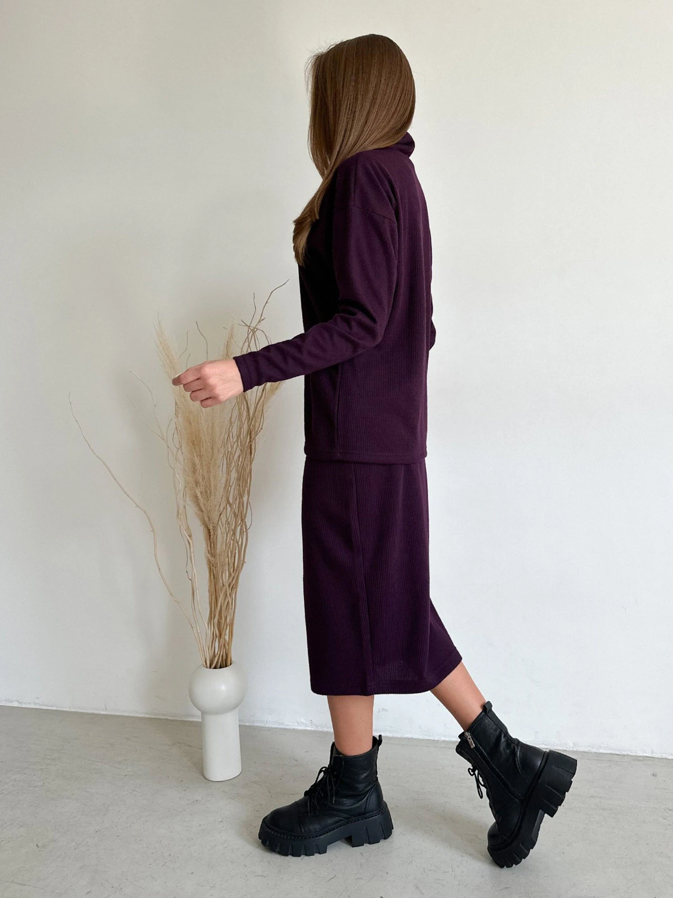 Костюмы ISSA Plus модель 13651A_violet Костюмы ISSA Plus модель 13651A_violet Фото