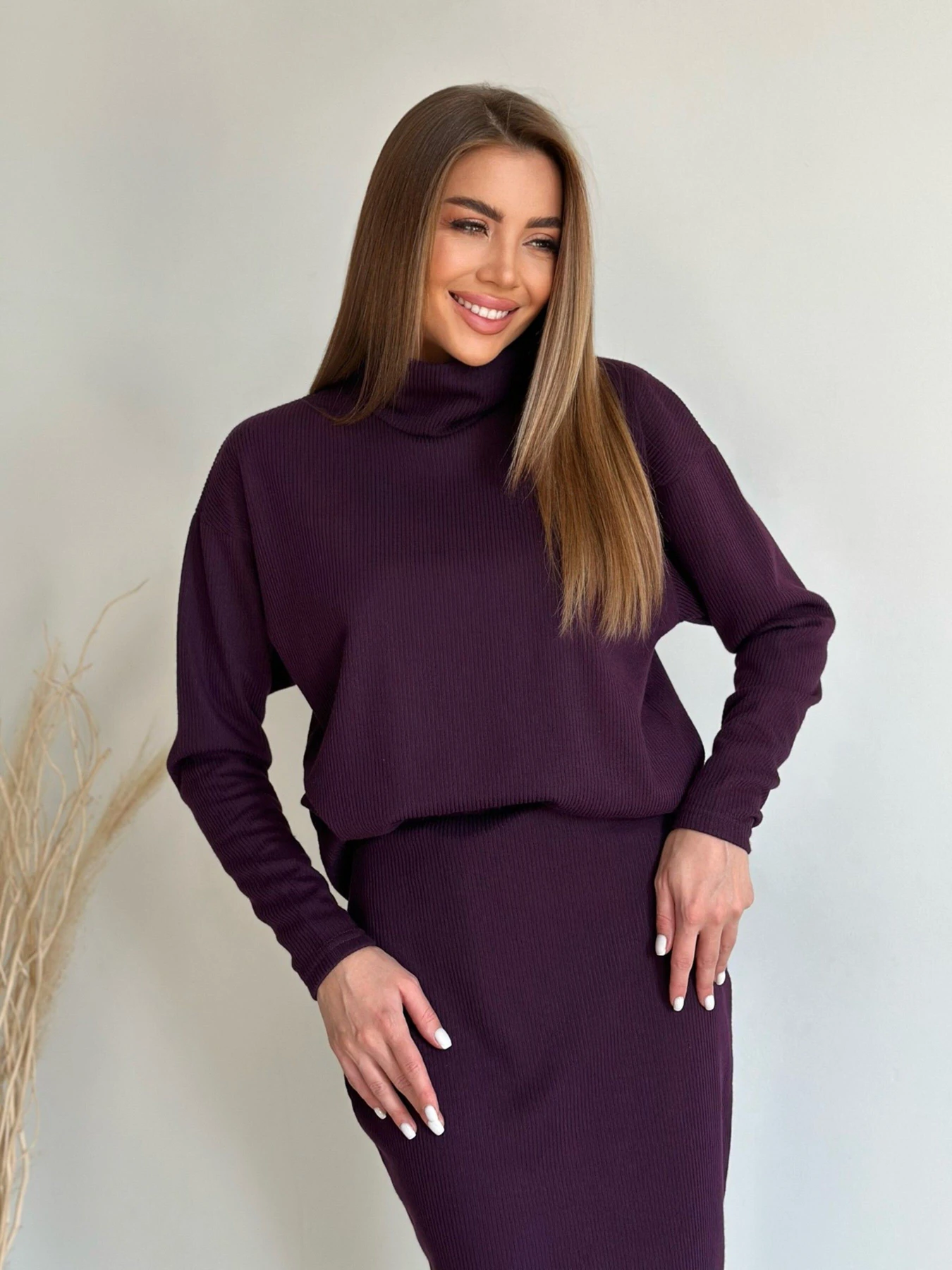 Костюмы ISSA Plus модель 13651A_violet Костюмы ISSA Plus модель 13651A_violet Фото