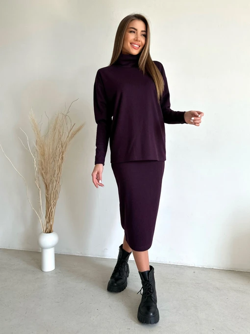 Костюми ISSA Plus модель 13651A_violet Фото