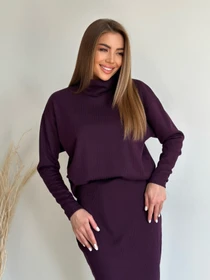 Костюмы ISSA Plus модель 13651A_violet Фото