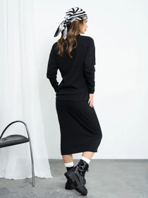 Костюми ISSA Plus модель 13651A_black Фото