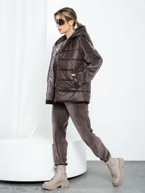 Костюмы ISSA Plus модель SA-480_brown Фото