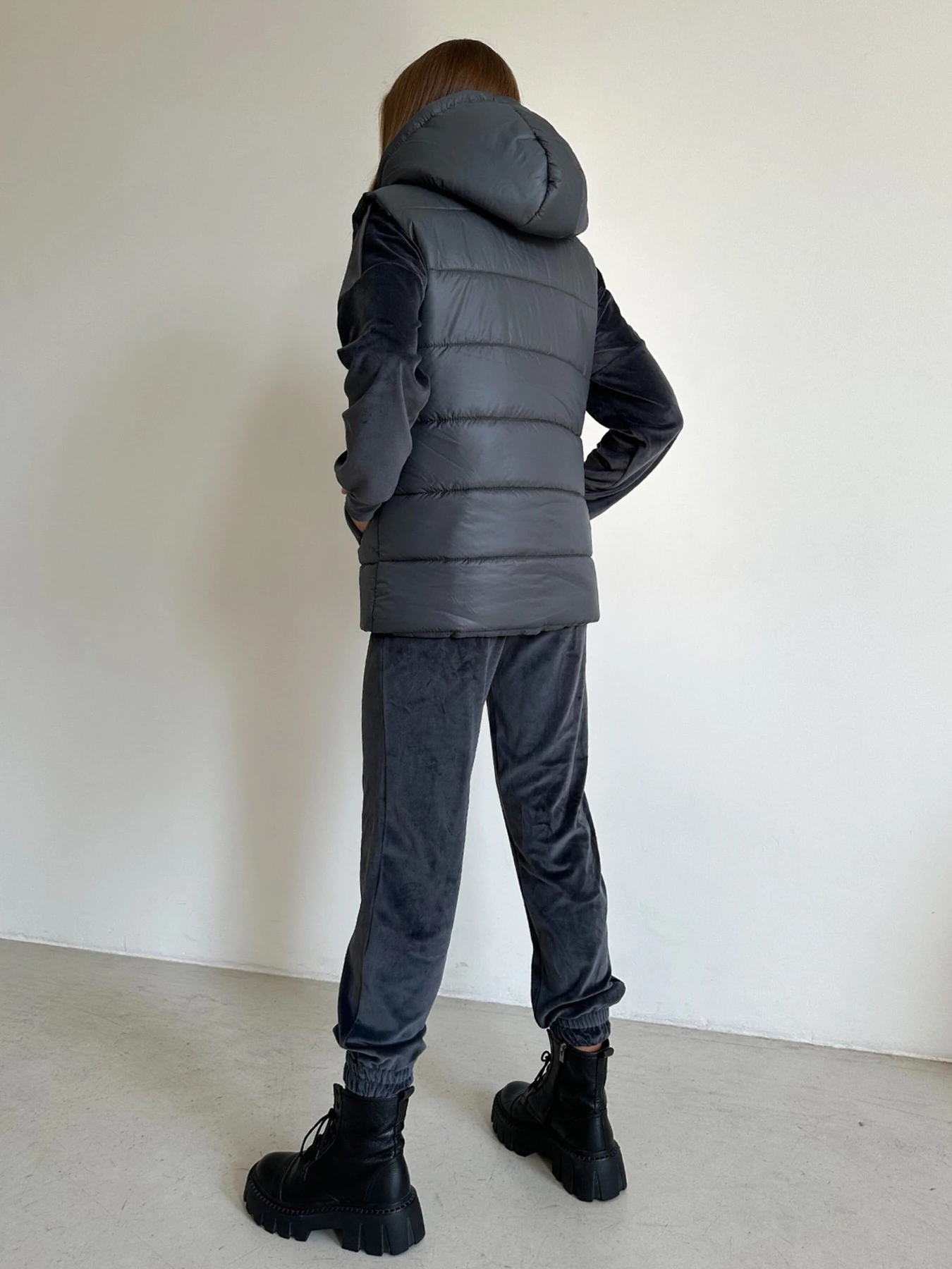 Костюми ISSA Plus модель SA-480_grey Костюми ISSA Plus модель SA-480_grey Фото