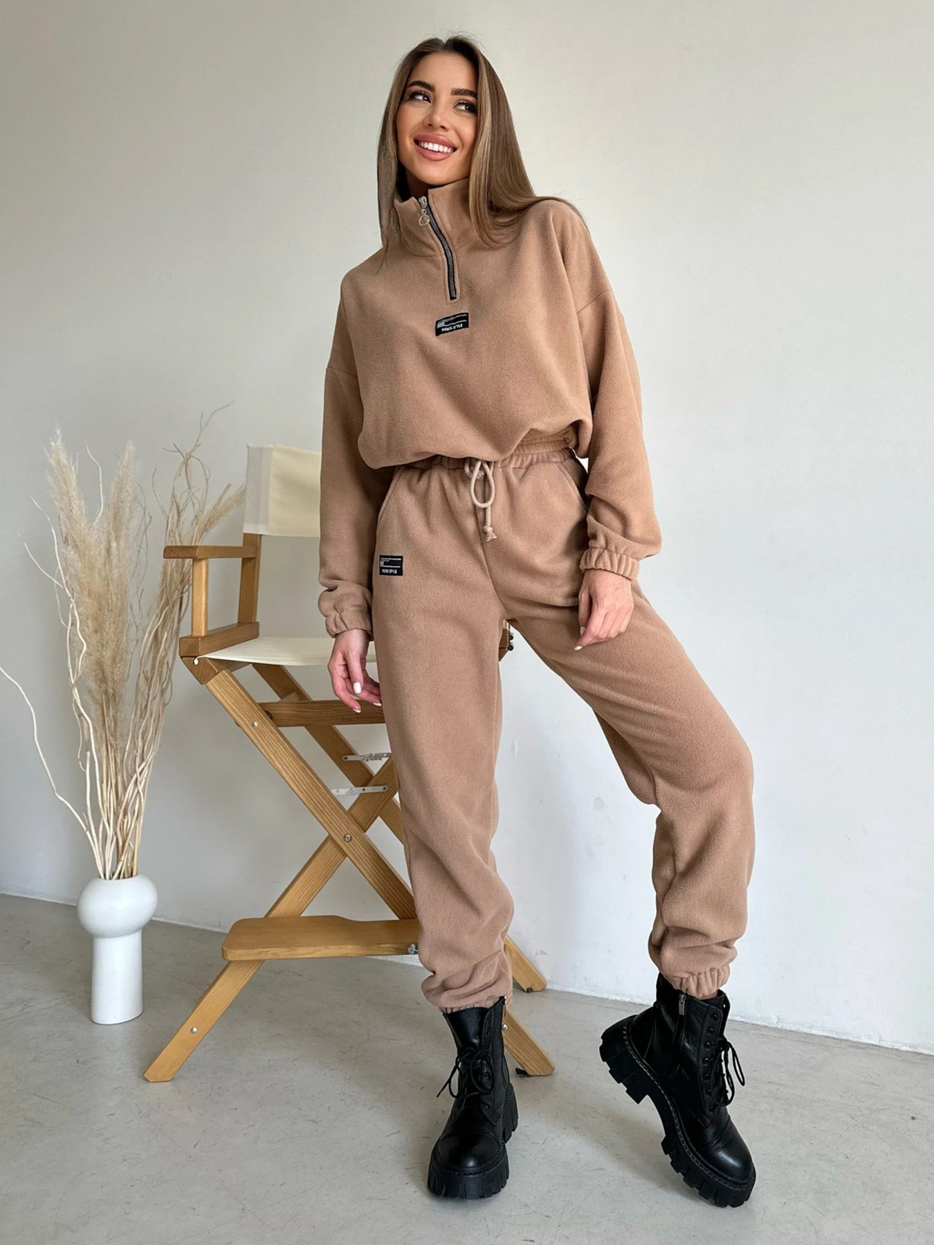 Костюми ISSA Plus модель SA-486_beige Костюми ISSA Plus модель SA-486_beige Фото