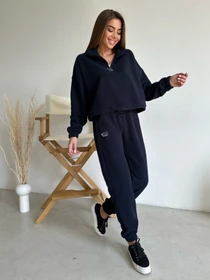 Костюми ISSA Plus модель SA-486_darkblue Фото