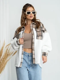 Куртки и дубленки ISSA Plus модель SA-493_beige Фото