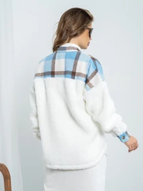 Куртки и дубленки ISSA Plus модель SA-493_blue Фото