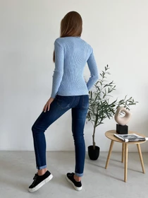 Свитры и кардиганы ISSA Plus модель WN19-95_blue Фото