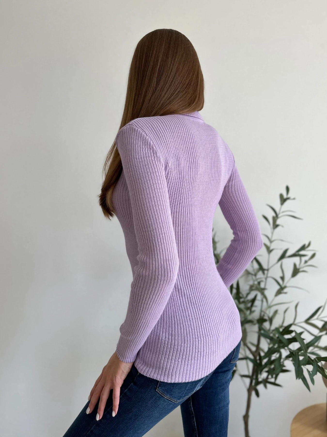 Свитры и кардиганы ISSA Plus модель WN19-95_lilac Свитры и кардиганы ISSA Plus модель WN19-95_lilac Фото