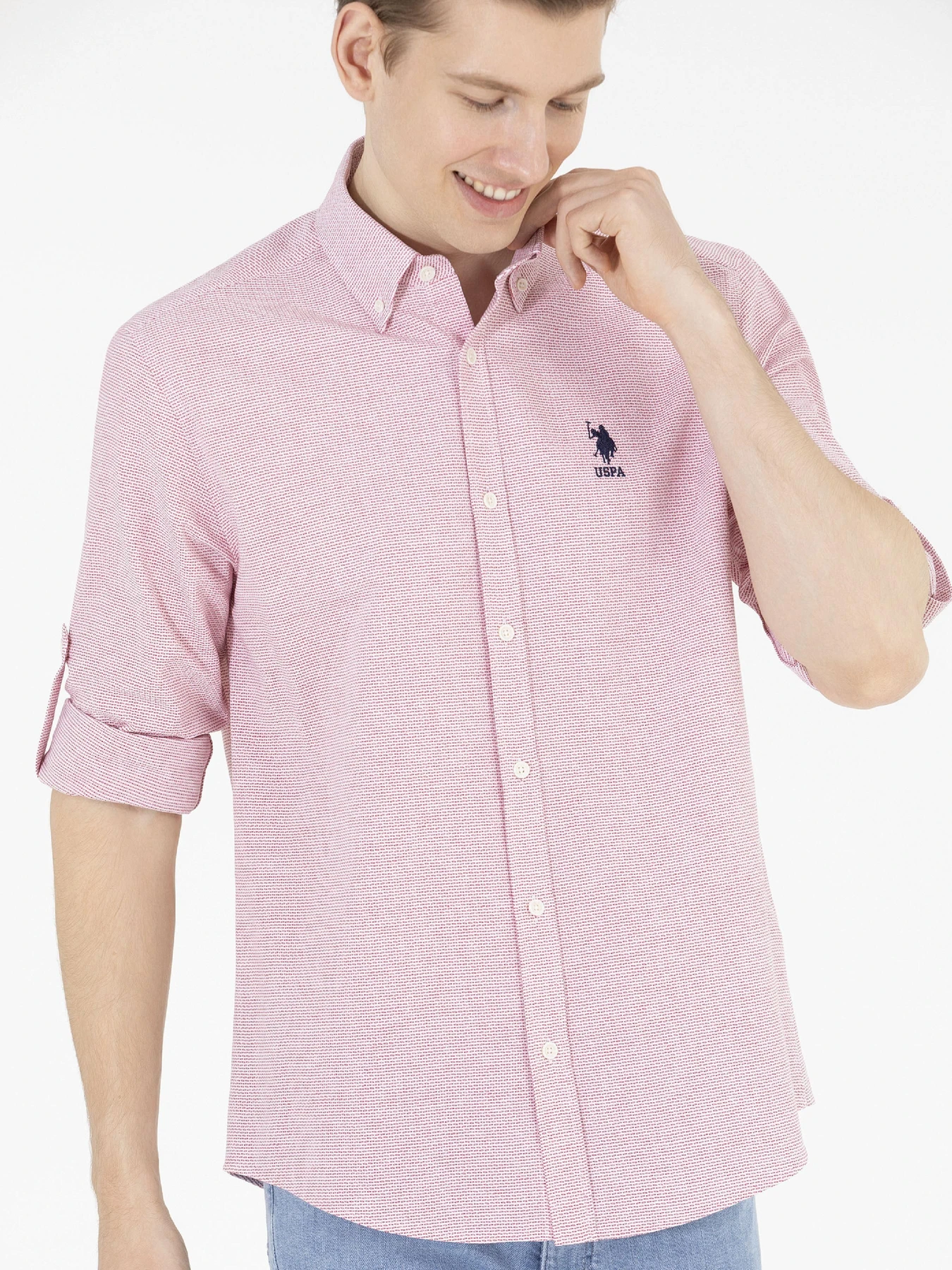 Рубашки US Polo модель G081SZ004.000.1593369.VR030 Фото