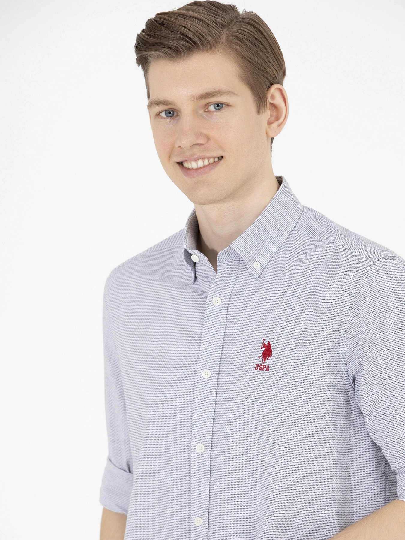 Рубашки US Polo модель G081SZ004.000.1593369.VR033 Фото