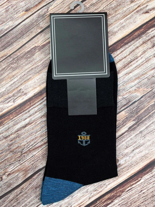 Шкарпетки та гольфи ISSA Plus модель GNS-83_blackblue Фото
