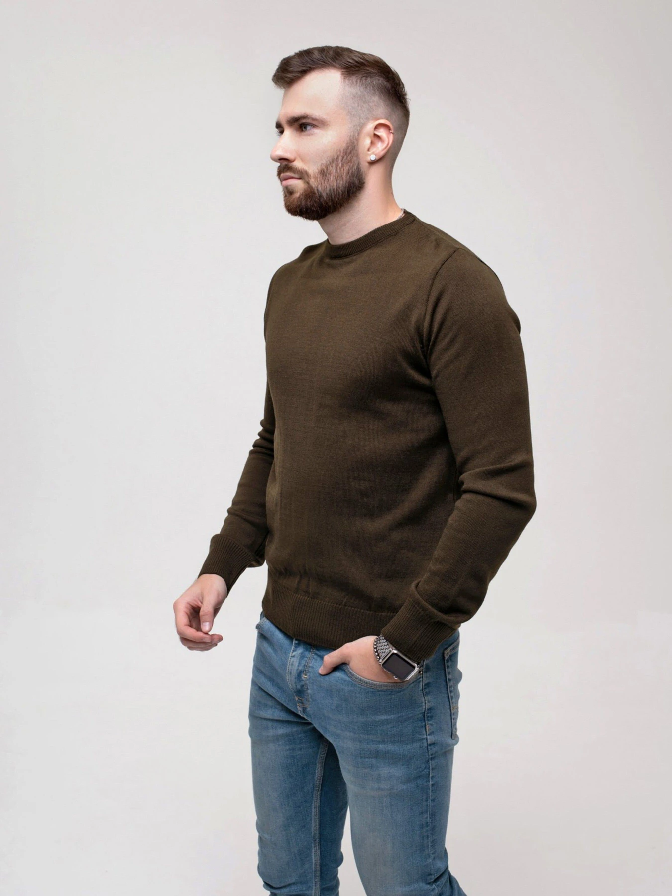 Светри та кардигани ISSA Plus модель GN4-151_khaki Фото