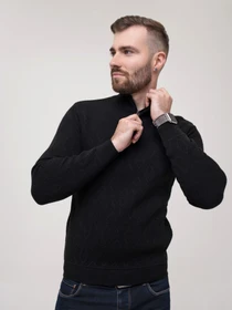 Светри та кардигани ISSA Plus модель GN4-152_black Фото