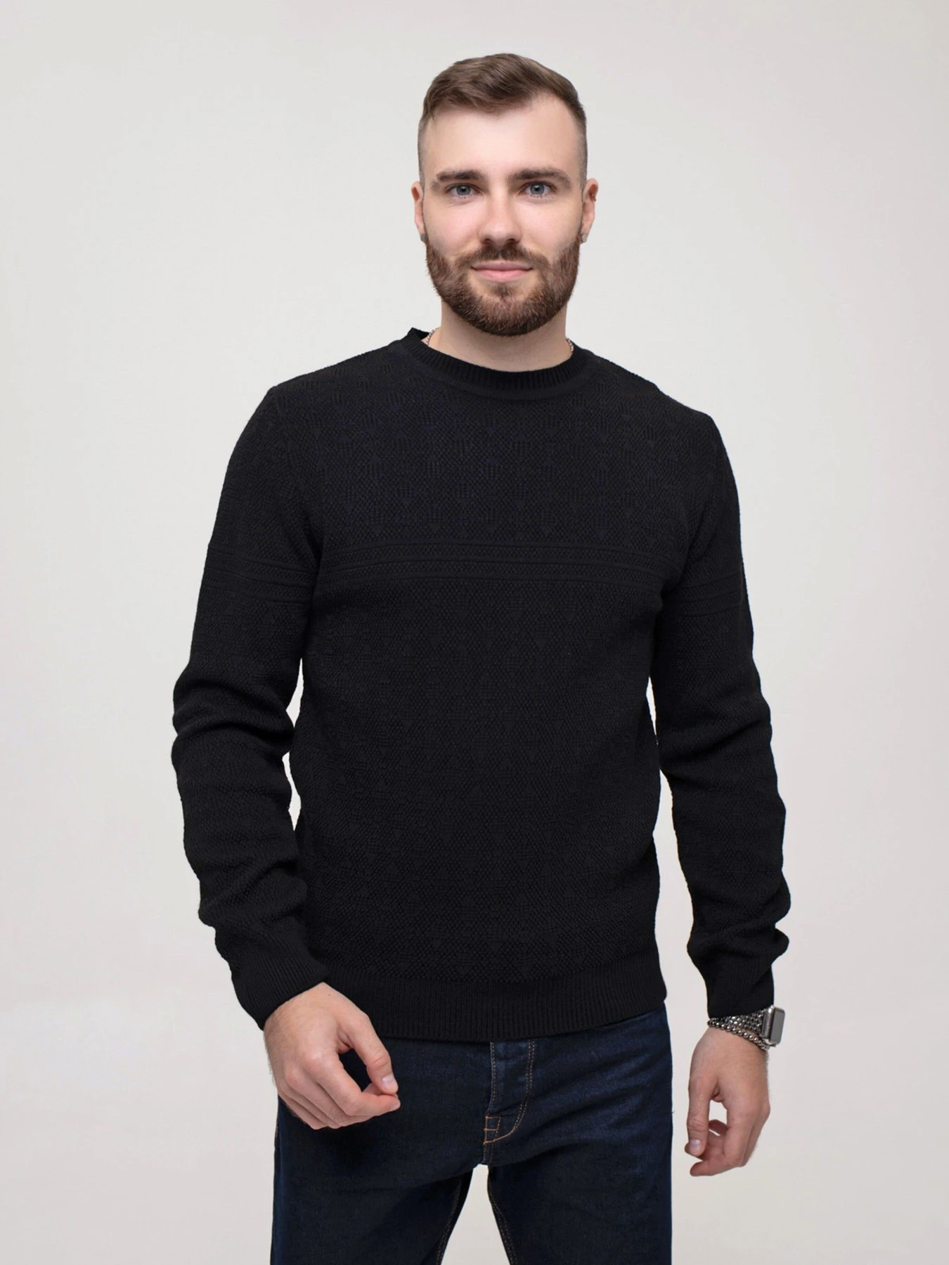 Светри та кардигани ISSA Plus модель GN4-153_black Фото