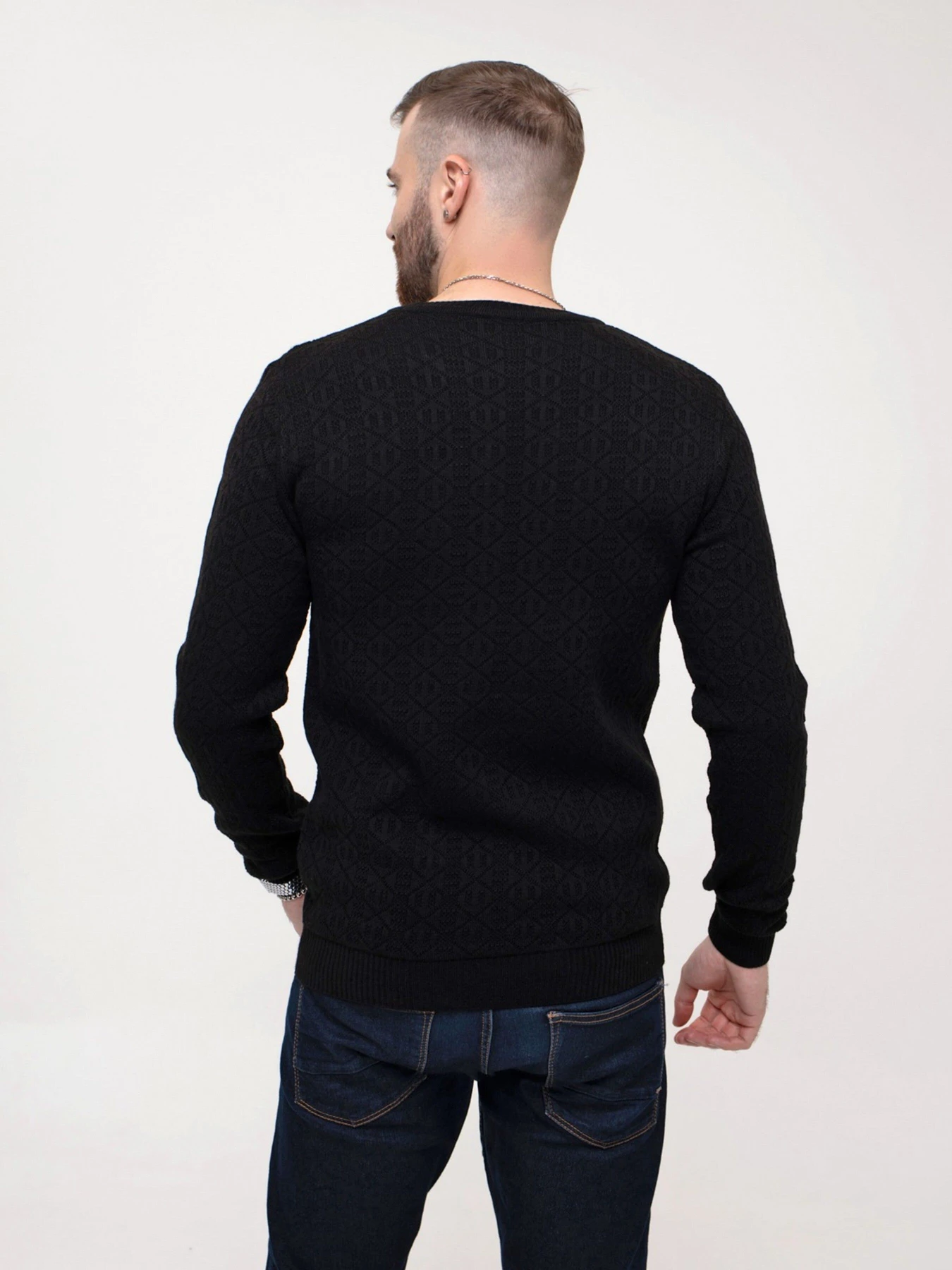 Светри та кардигани ISSA Plus модель GN4-155_black Фото