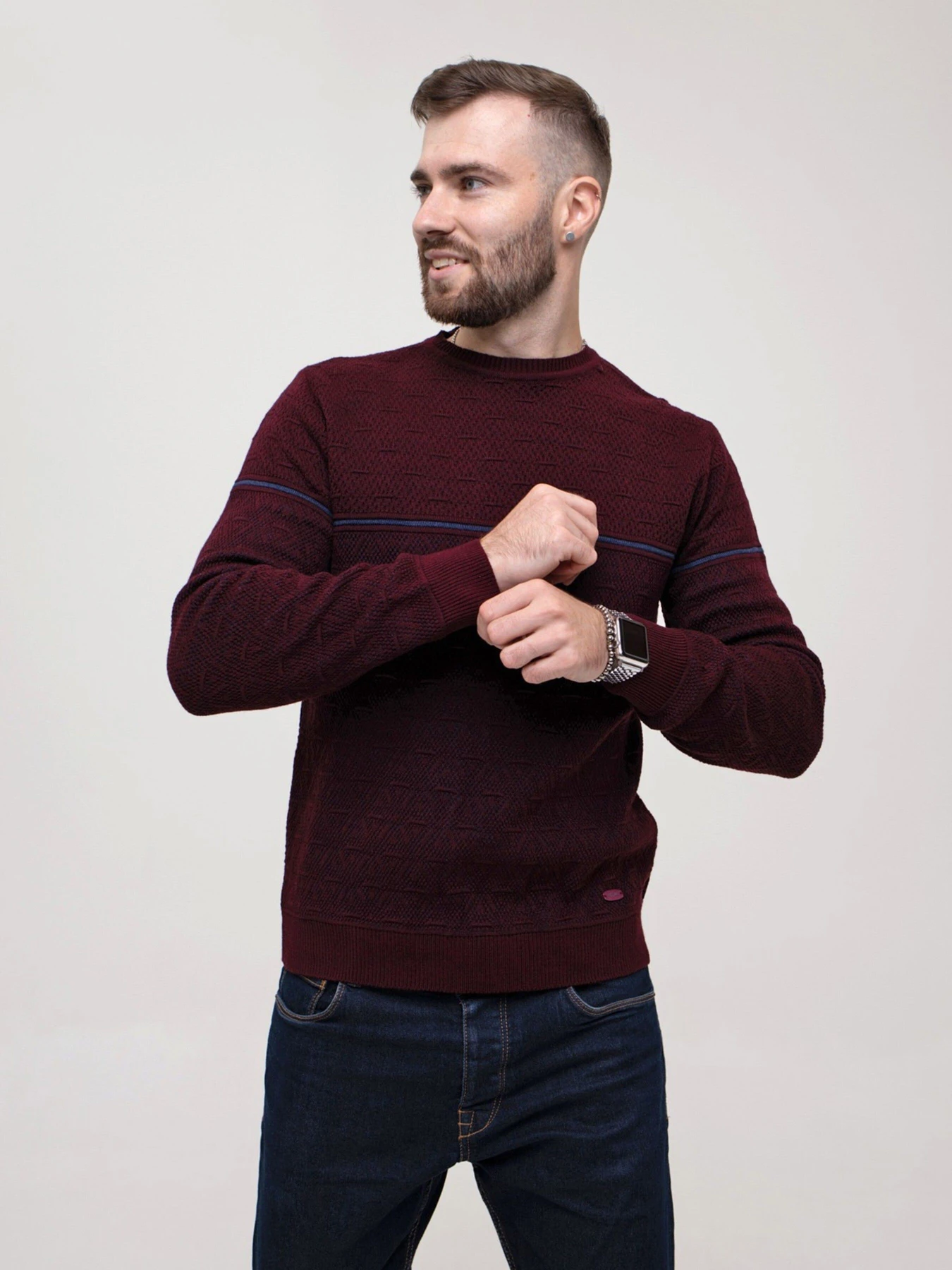 Светри та кардигани ISSA Plus модель GN4-157_burgundy Фото