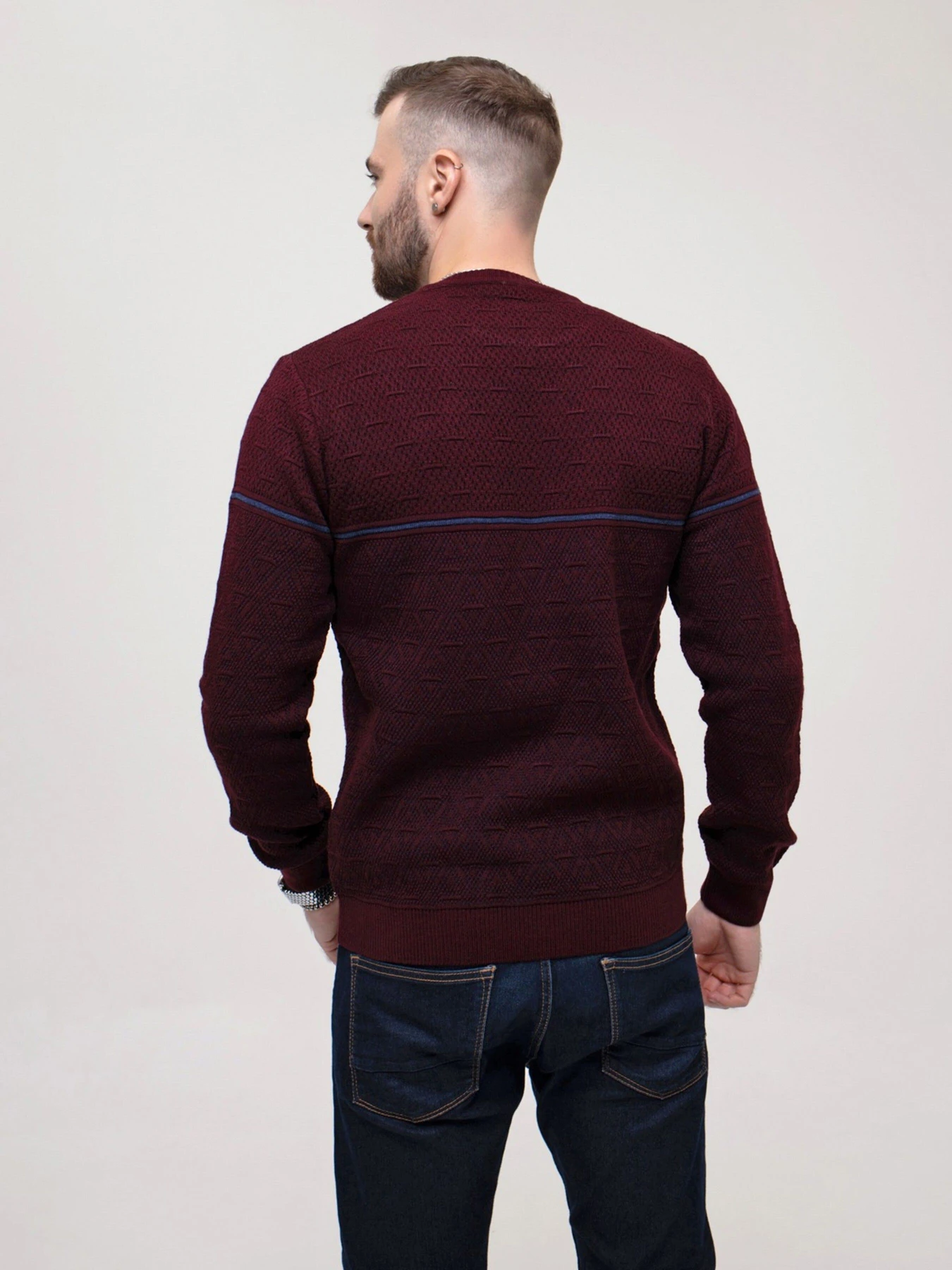 Светри та кардигани ISSA Plus модель GN4-157_burgundy Фото