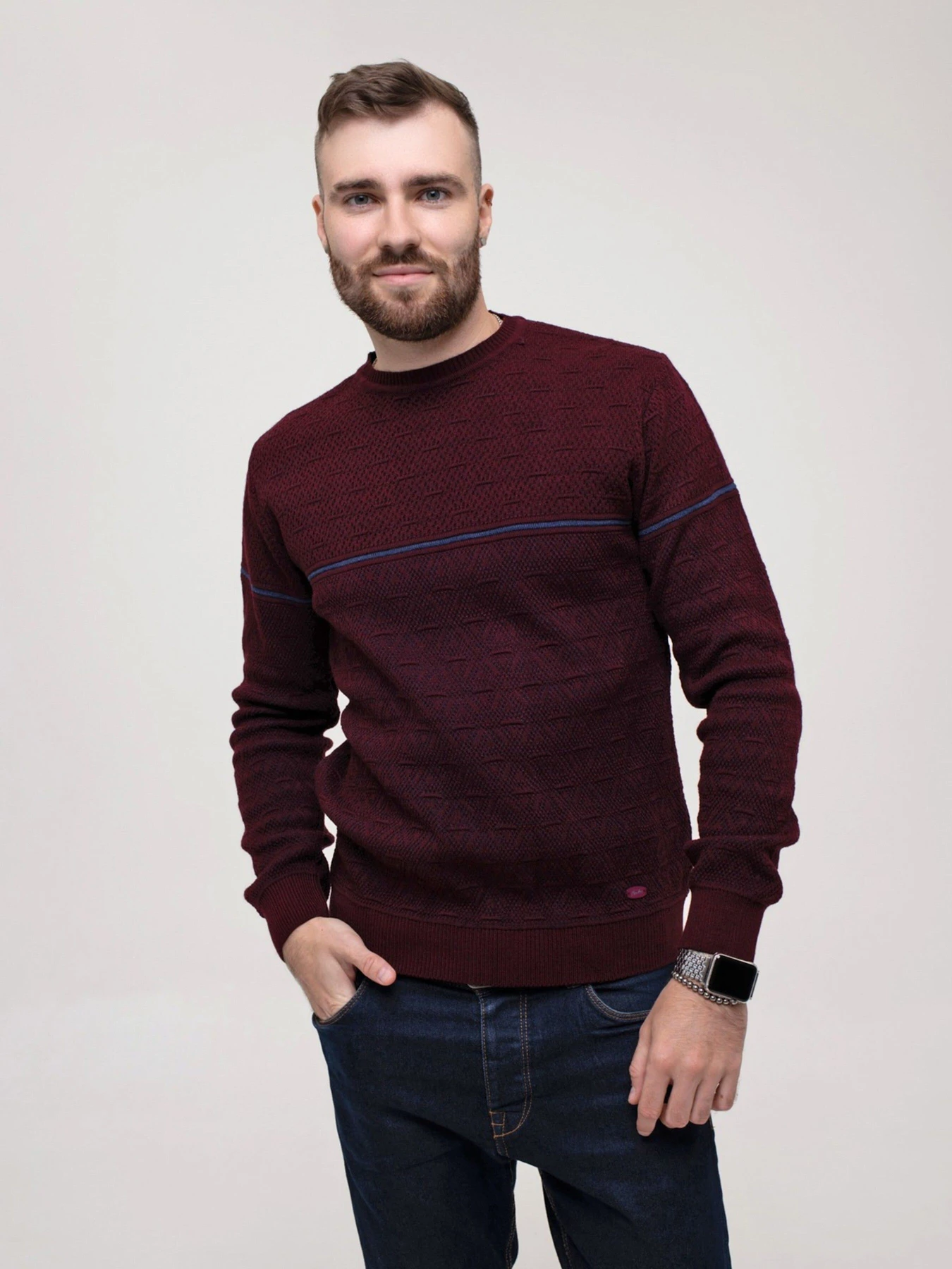 Светри та кардигани ISSA Plus модель GN4-157_burgundy Фото