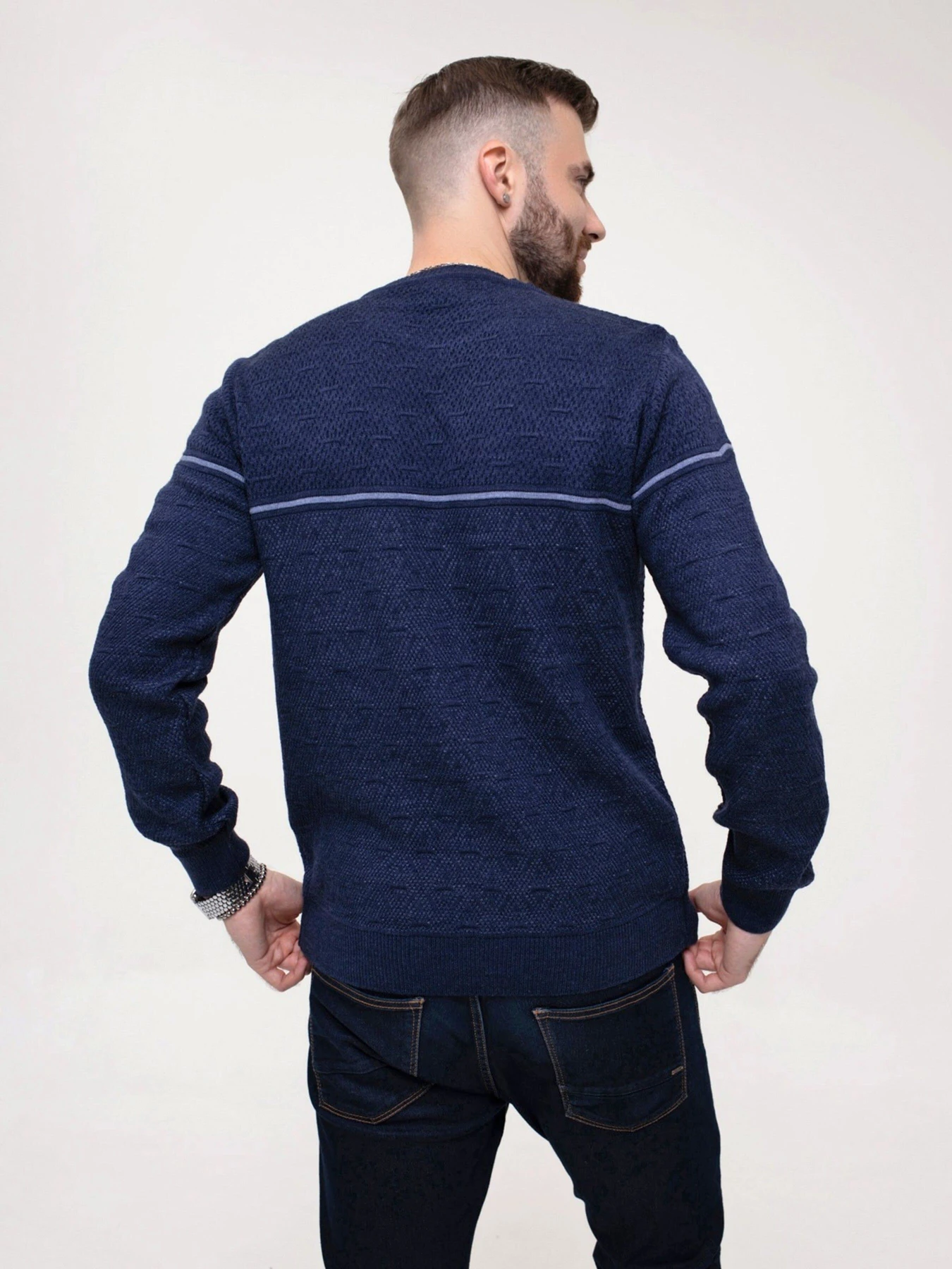 Светри та кардигани ISSA Plus модель GN4-157_blue Фото
