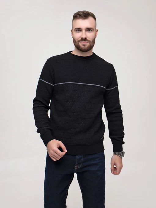 Свитры и кардиганы ISSA Plus модель GN4-157_black Фото