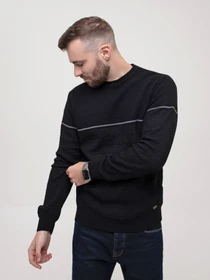 Свитры и кардиганы ISSA Plus модель GN4-157_black Фото