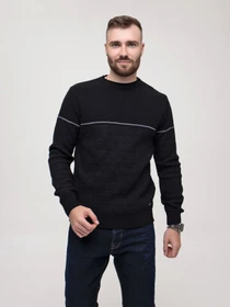 Свитры и кардиганы ISSA Plus модель GN4-157_black Фото