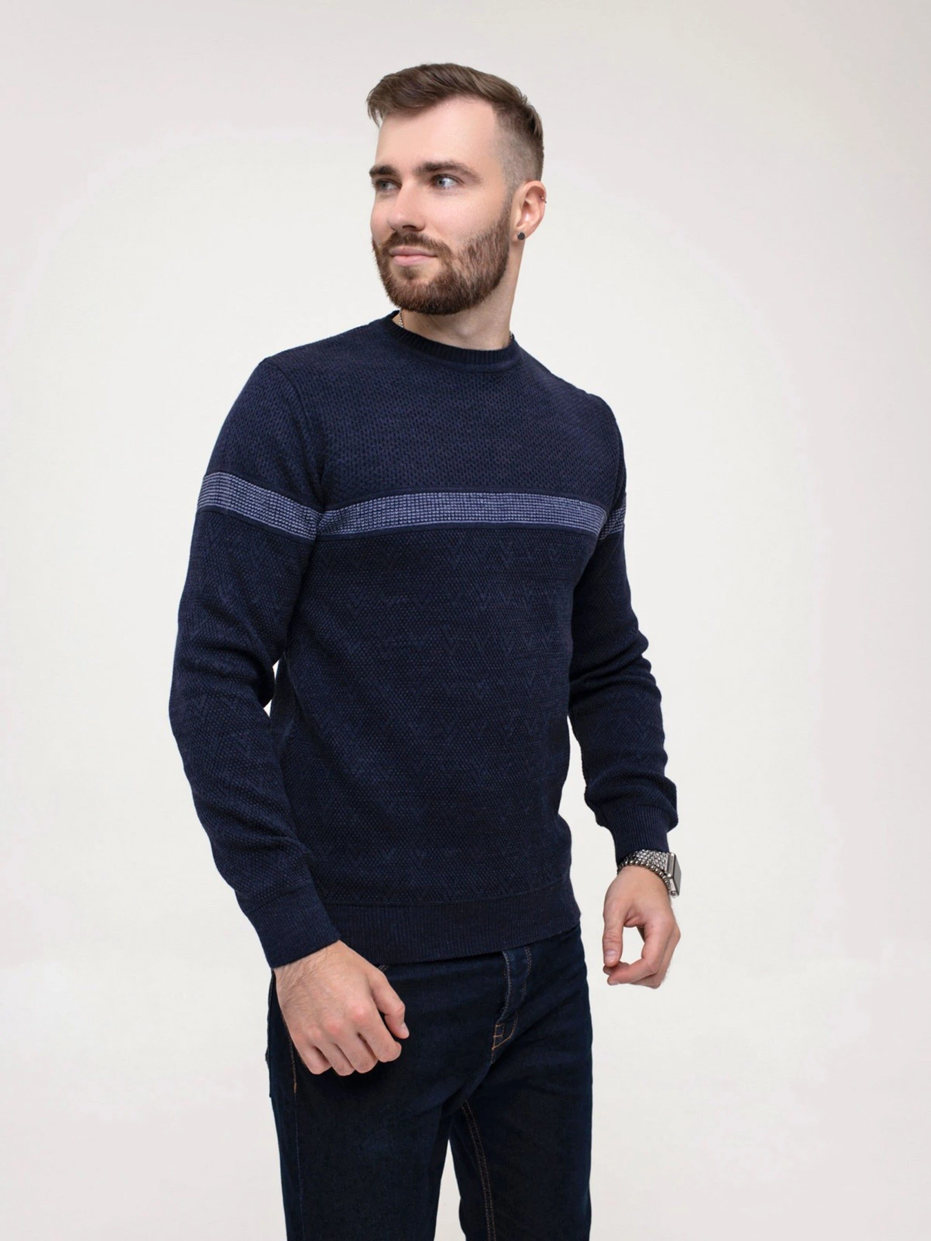 Светри та кардигани ISSA Plus модель GN4-158_blue Фото