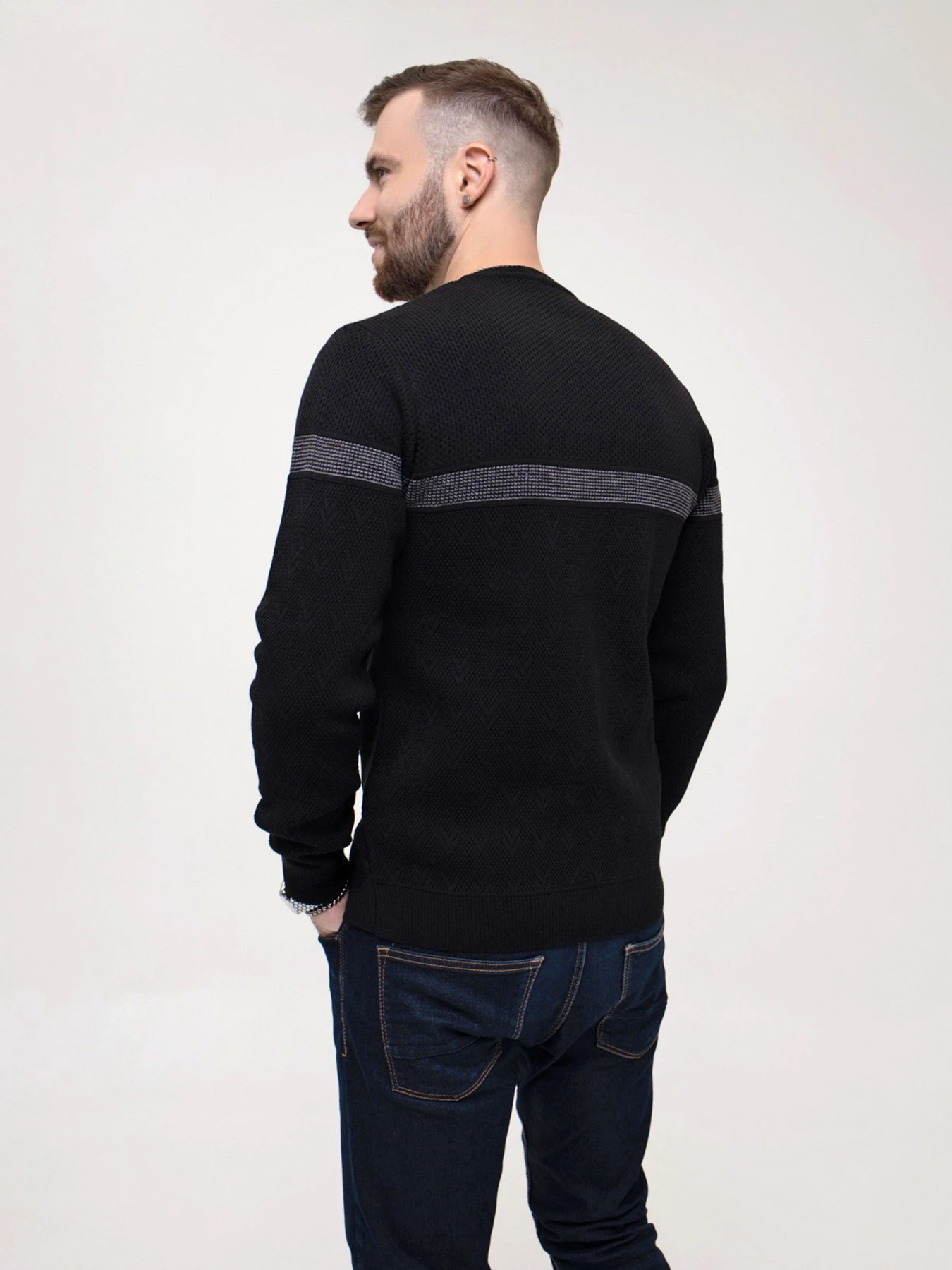 Светри та кардигани ISSA Plus модель GN4-158_black Фото