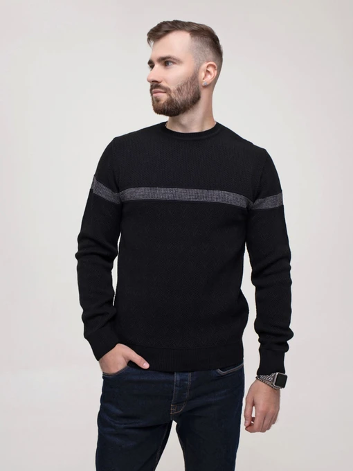 Свитры и кардиганы ISSA Plus модель GN4-158_black Фото