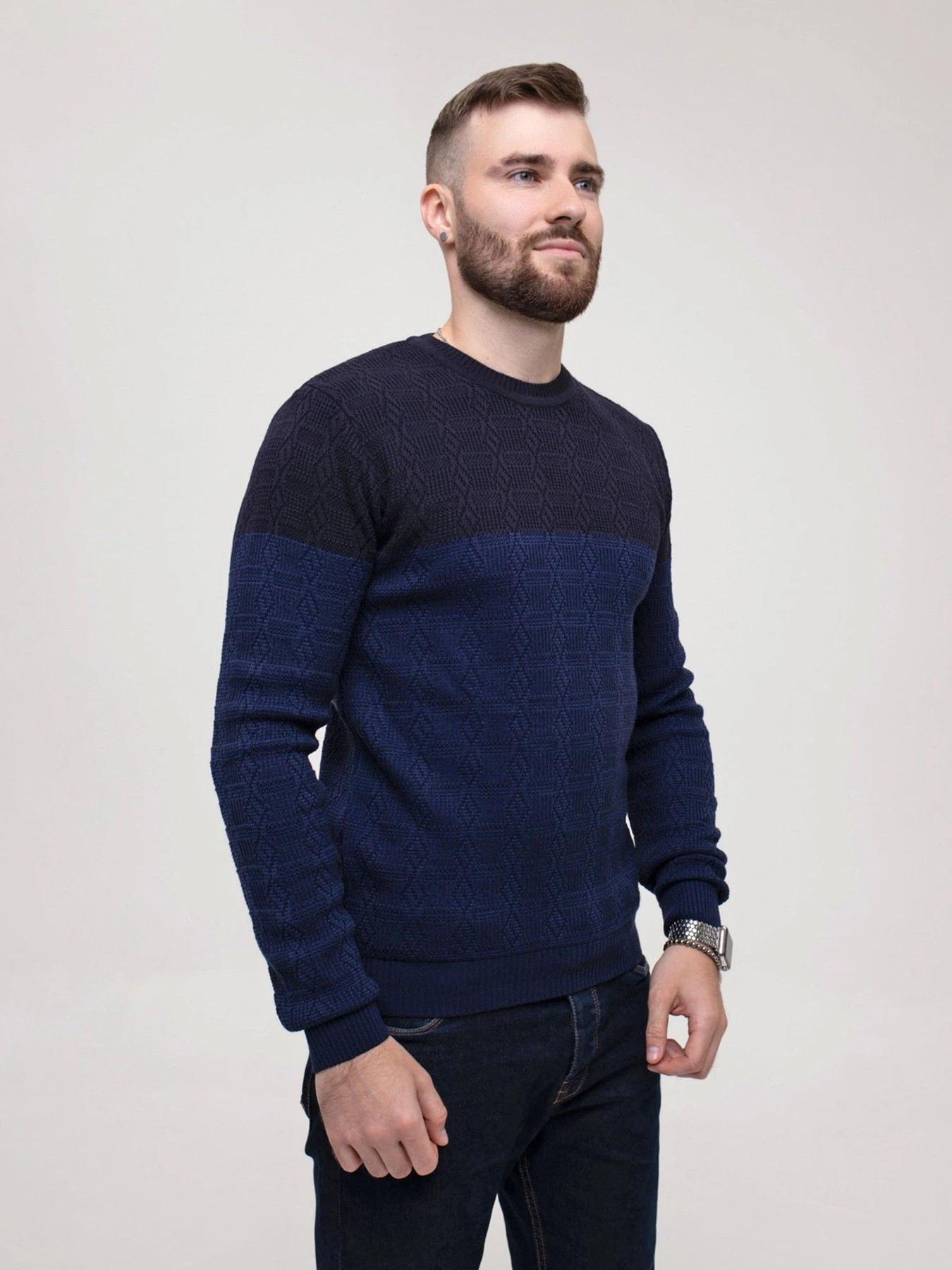 Светри та кардигани ISSA Plus модель GN4-159_blue Фото