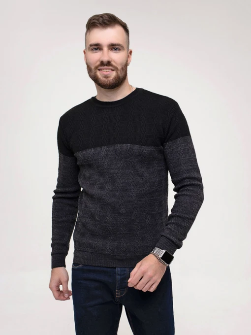 Свитры и кардиганы ISSA Plus модель GN4-159_black Фото