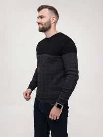 Свитры и кардиганы ISSA Plus модель GN4-159_black Фото