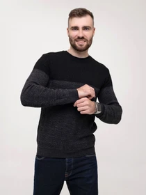 Свитры и кардиганы ISSA Plus модель GN4-159_black Фото