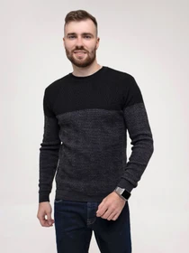Свитры и кардиганы ISSA Plus модель GN4-159_black Фото