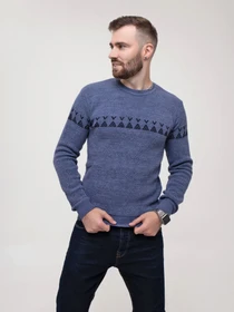 Свитры и кардиганы ISSA Plus модель GN4-160_blue Фото