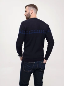 Свитры и кардиганы ISSA Plus модель GN4-160_darkblue Фото